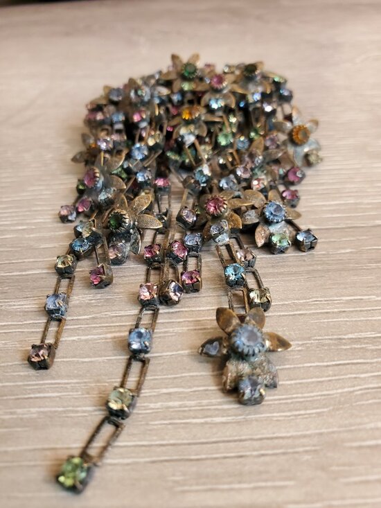 Sorrelli Flower Pin Multi Color Dangle main image 9